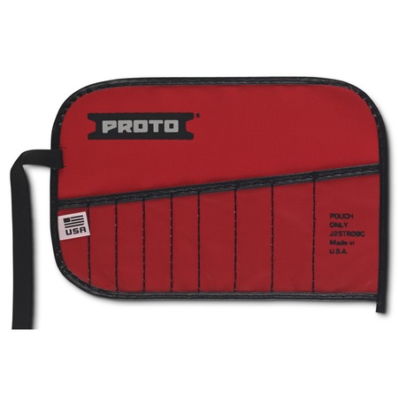 PROTO Red Canvas 9-Pocket Tool Roll J25TR09C